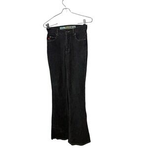 Vintage Mudd bell bottom / flared jeans sz 1 light black wash y2k juniors